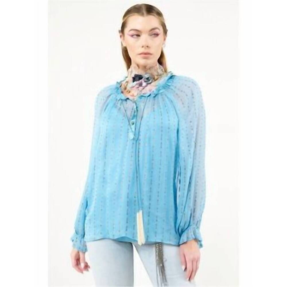 NEW ARATTA maven blouse in niagara